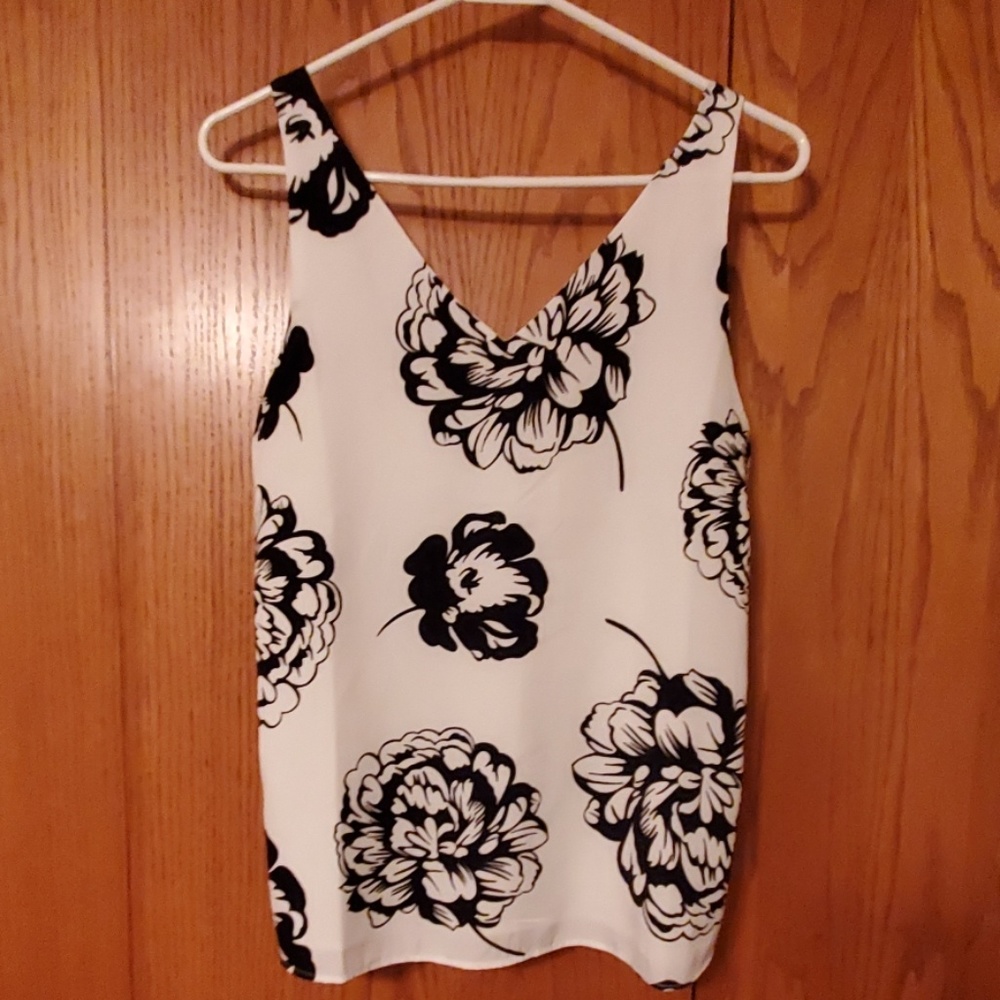 Banana Republic floral lined tank top size Small - Picture 1 of 8